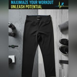 Calvin Klein Performance Black Cropped Leggings Medium